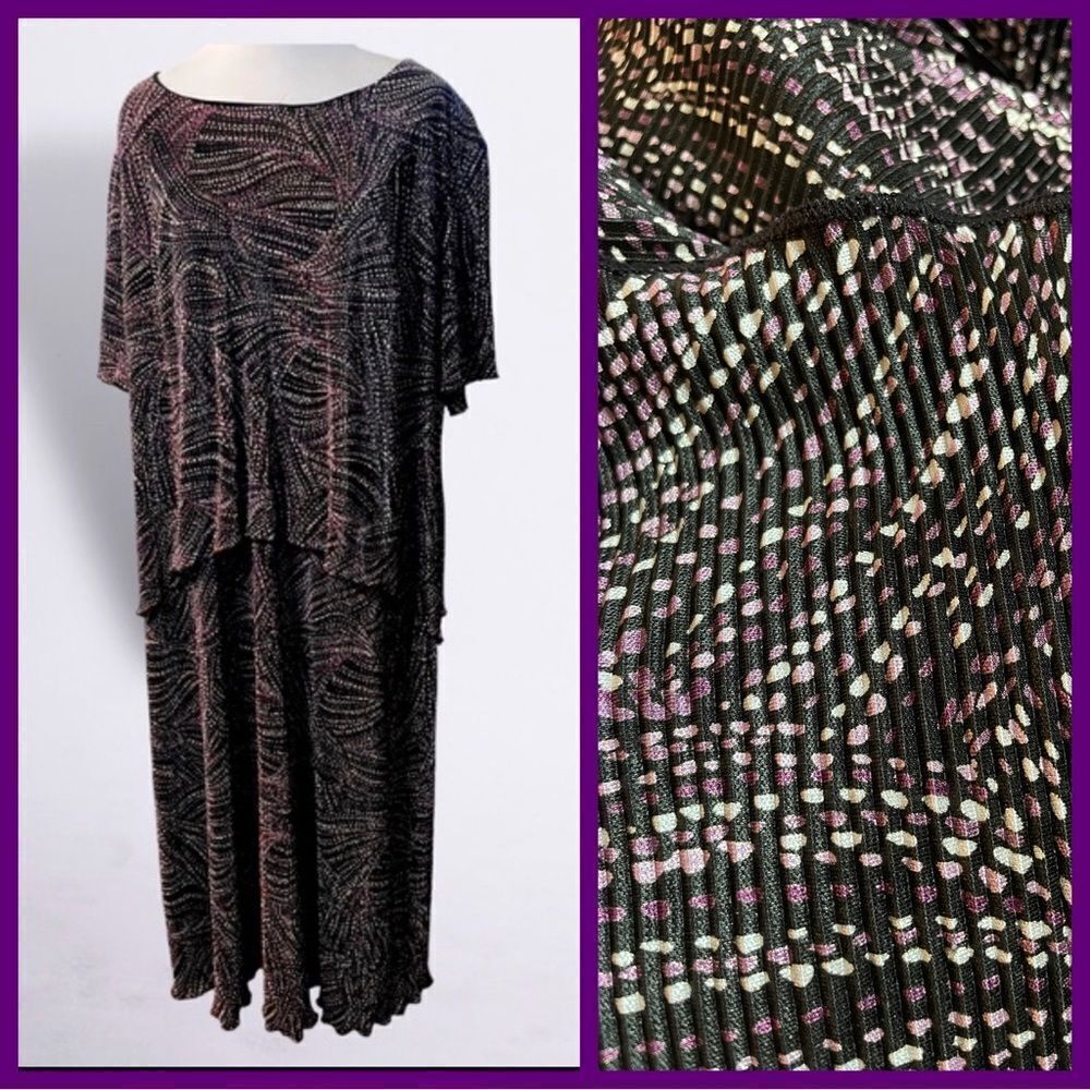CONNECTED MAXI WOMENS DRESS, Sz 18W